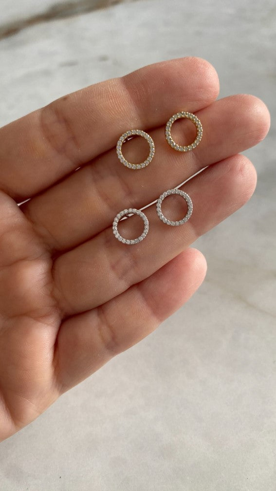 Aretes Aro Oro