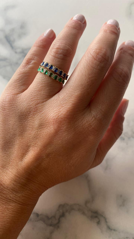 Anillo Reina Oro Verde