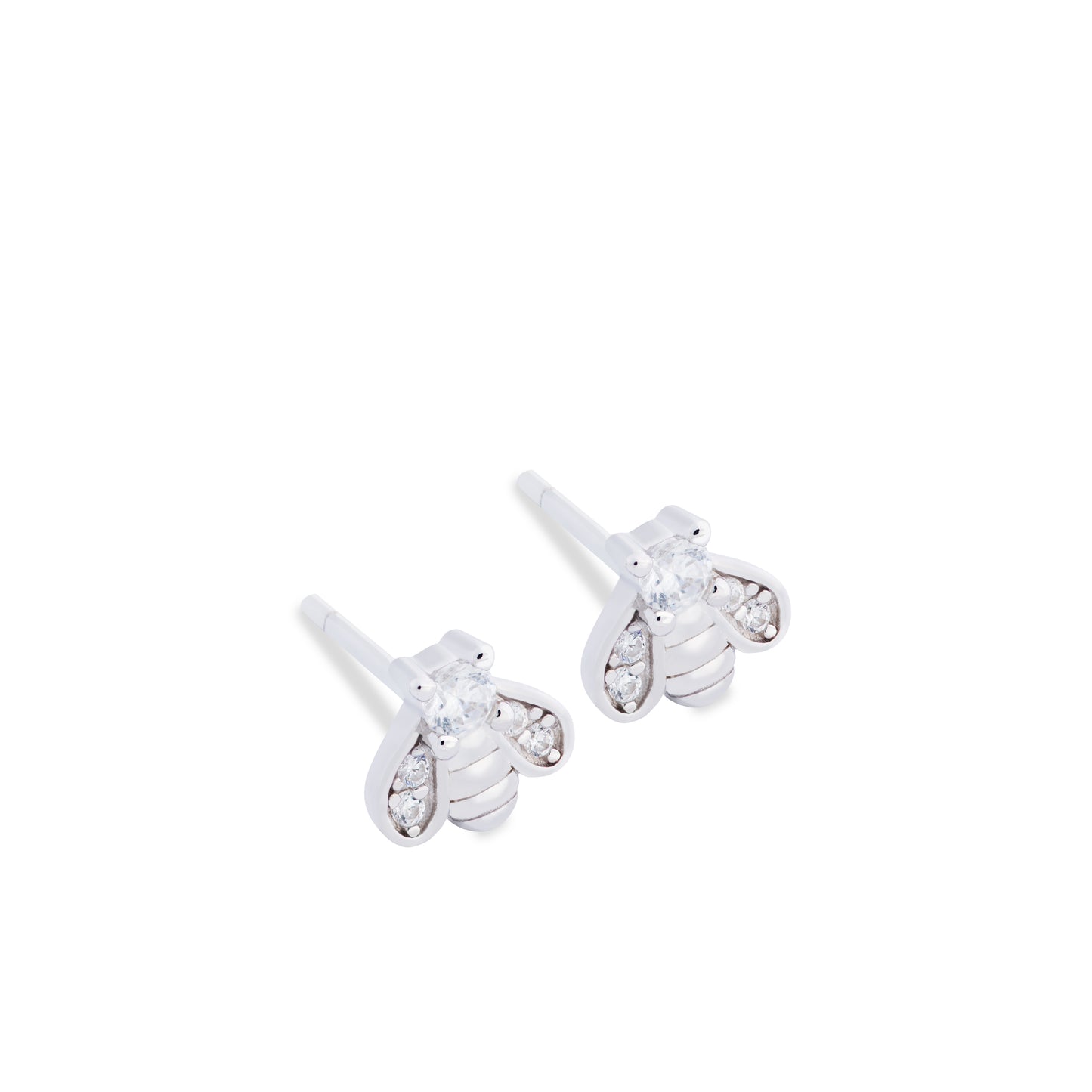 Arete Bee Plata