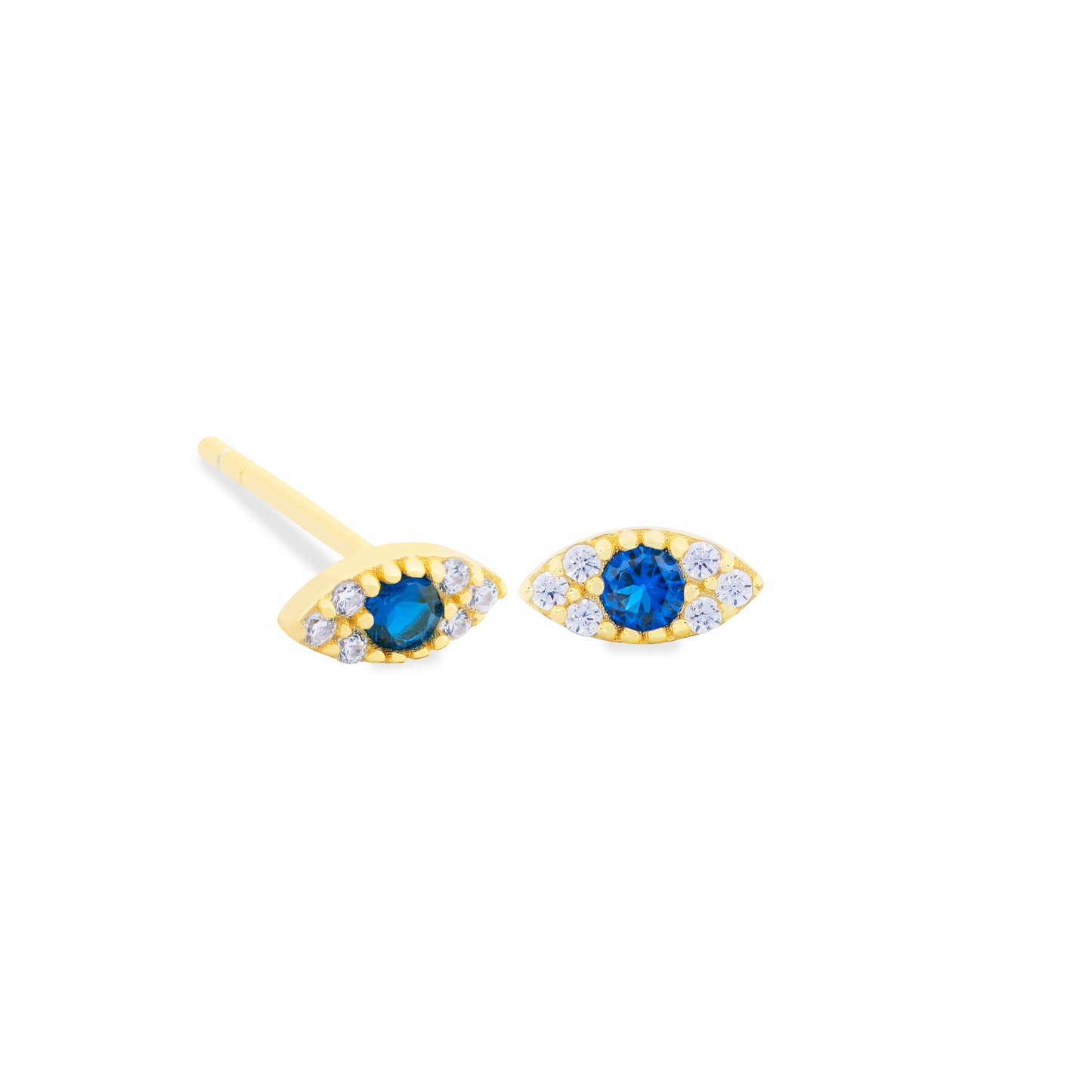 Aretes Ojo Oval Mini Oro