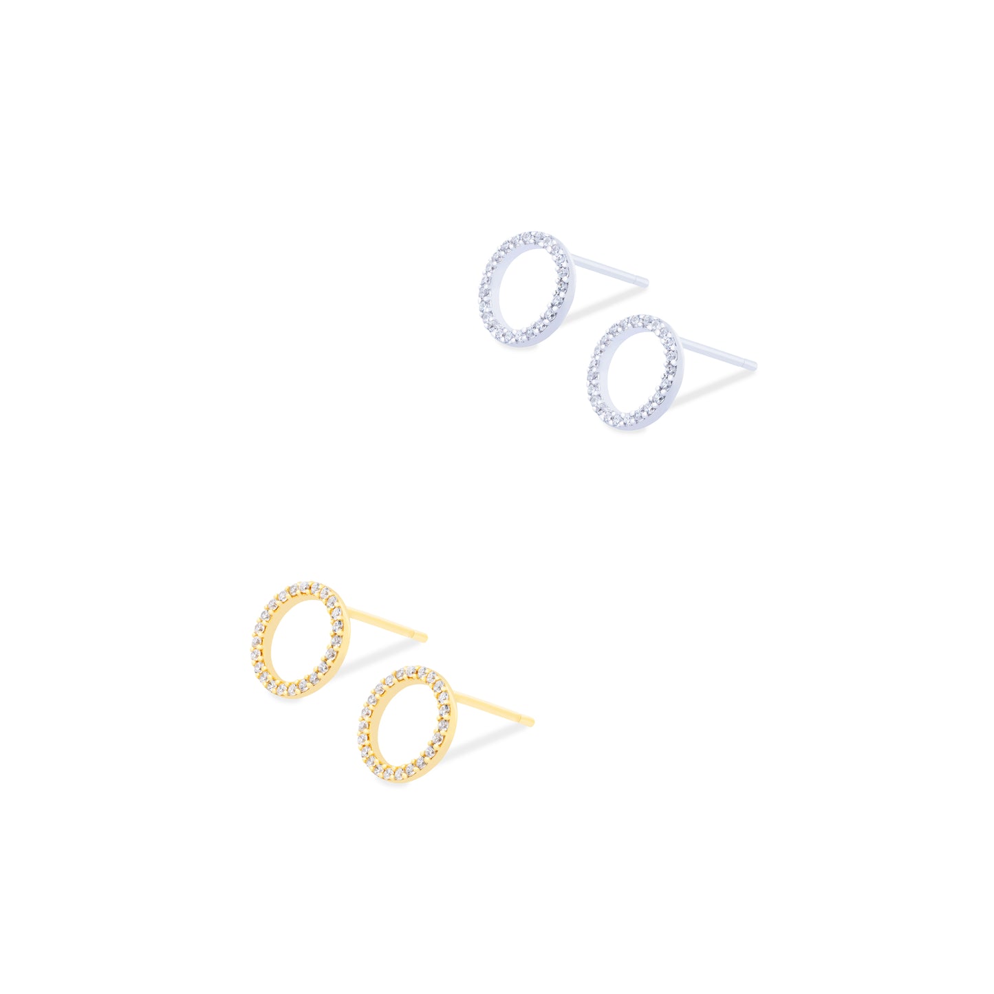 Aretes Aro Oro