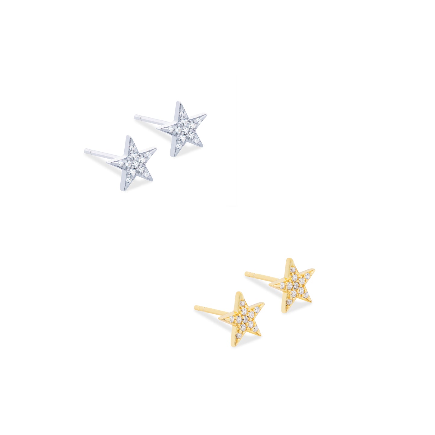 Aretes Estrella Oro