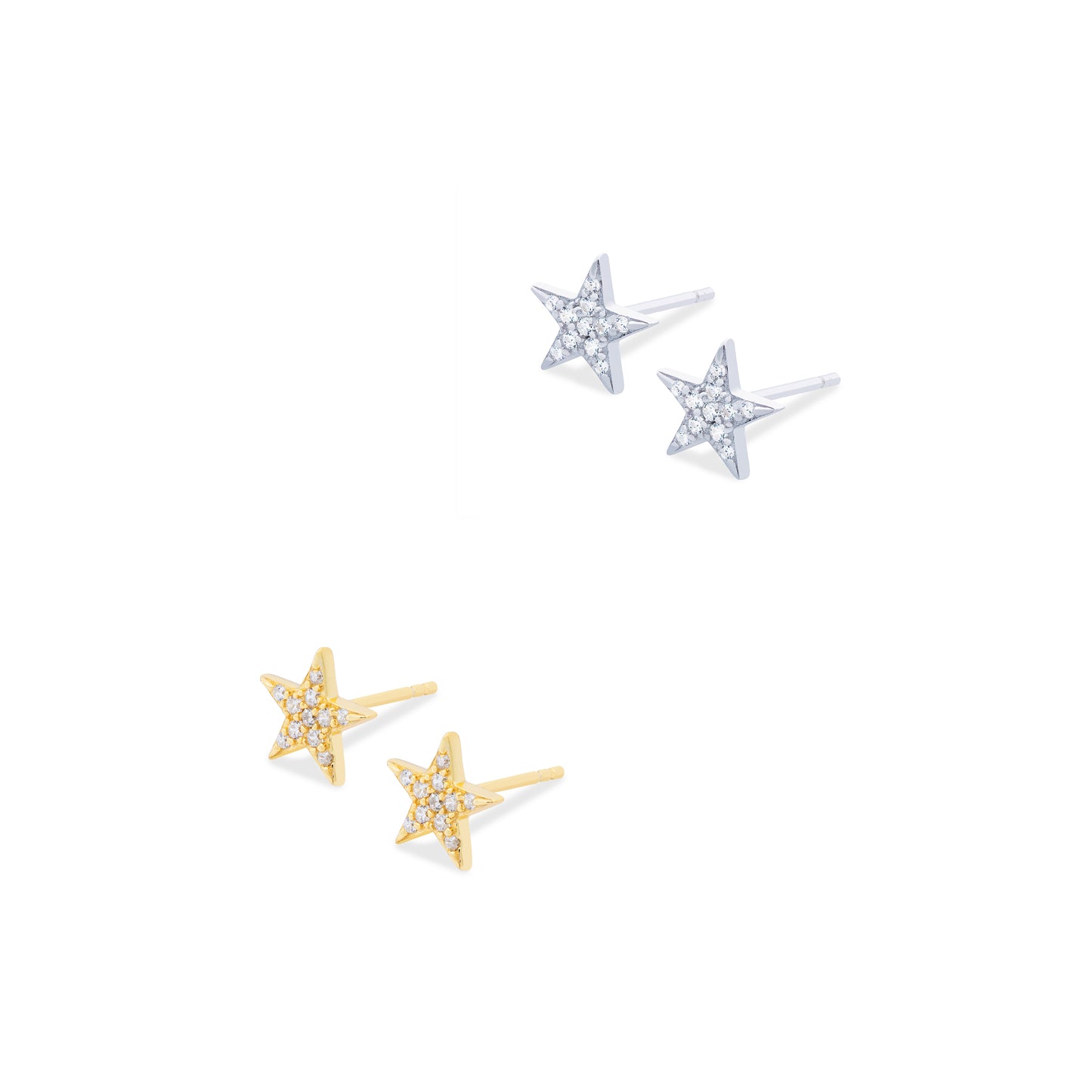 Aretes Estrella Oro