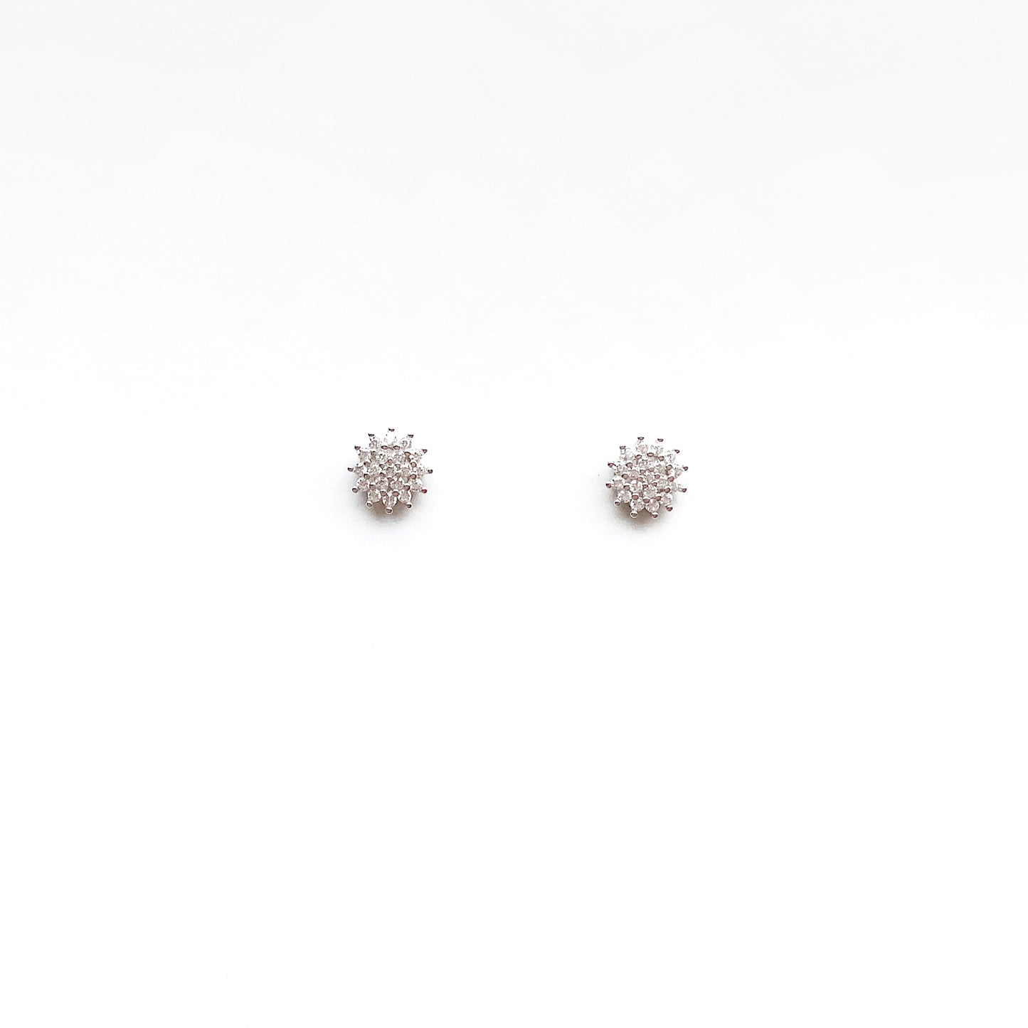 Aretes Sara Plata chicos