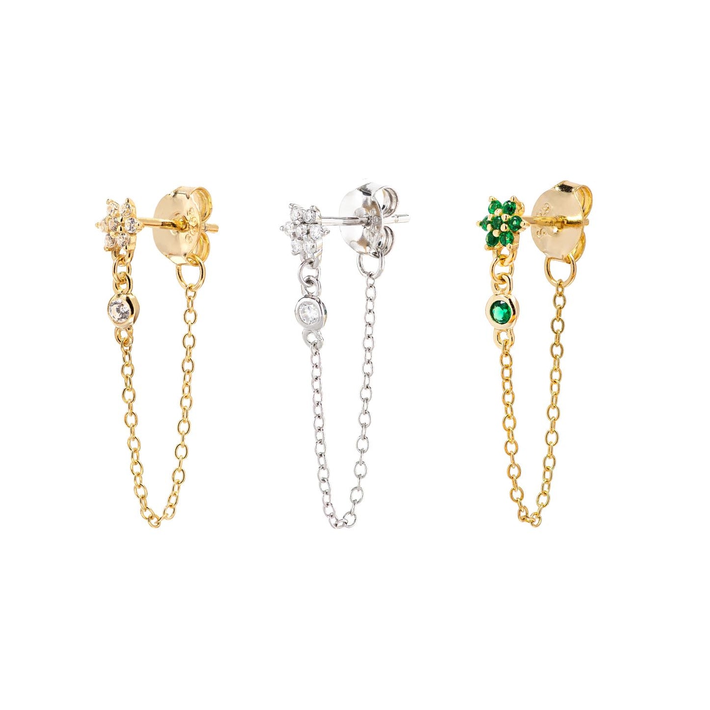 Aretes Brisa Plata