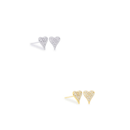 Aretes Mini Cuore Oro