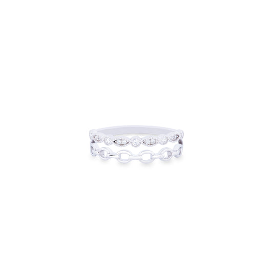 Anillo Cadena Plata