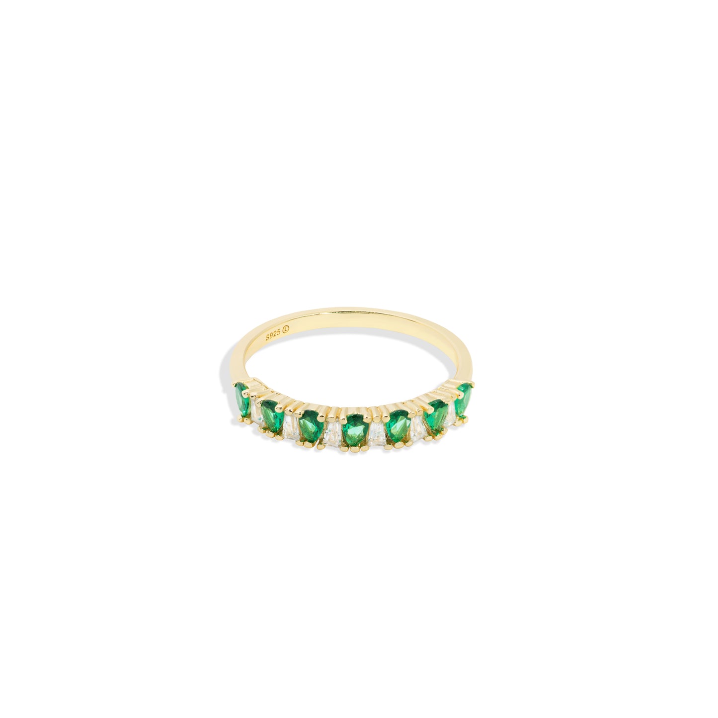 Anillo Reina Oro Verde