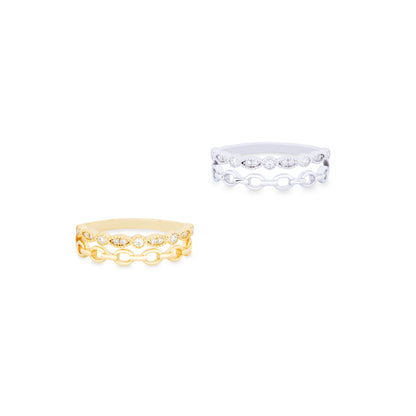 Anillo Cadena Oro