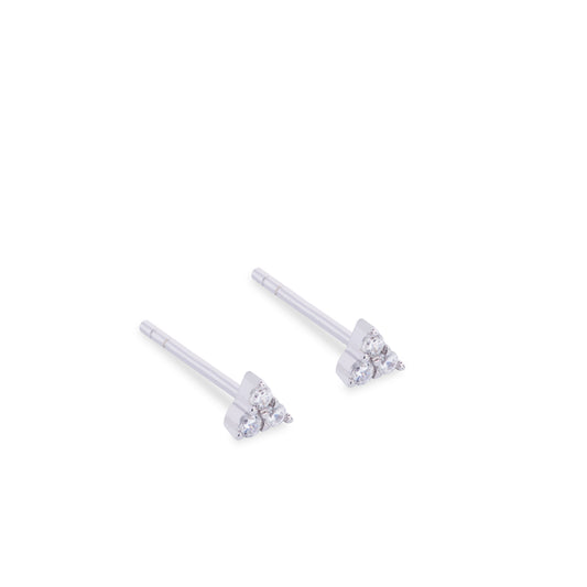 Aretes Mini Delsi Plata