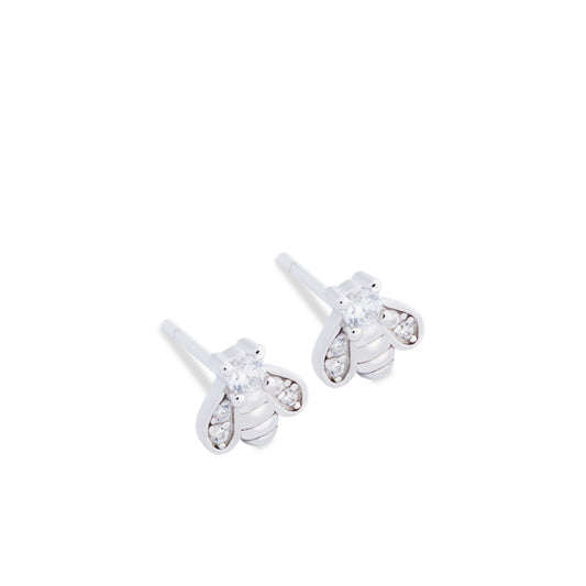 Arete Bee Plata