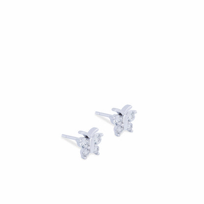 Aretes Butterfly Plata