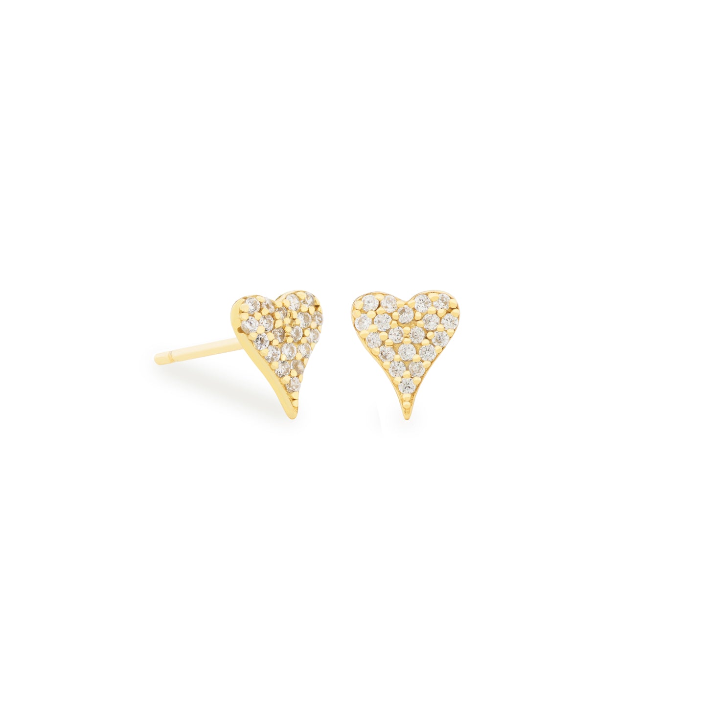 Aretes Mini Cuore Oro