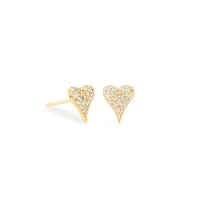 Aretes Mini Cuore Oro