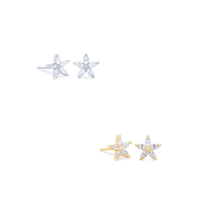 Aretes Flori Oro