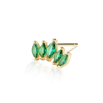 Aretes Tatiana Oro Verde