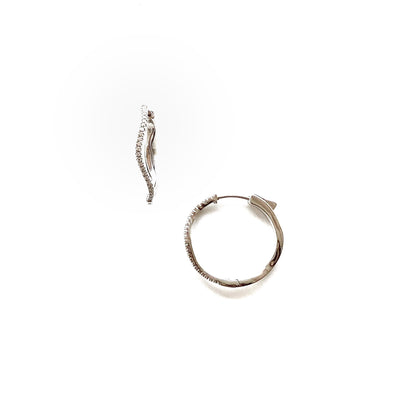 Argollas Tamara medianas Plata
