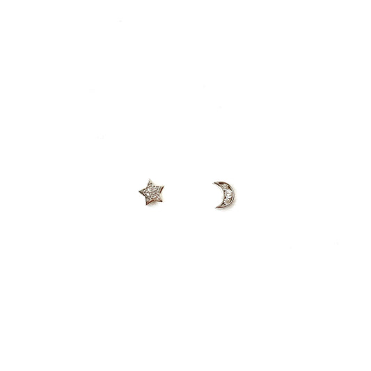 Aretes Starmoon Plata