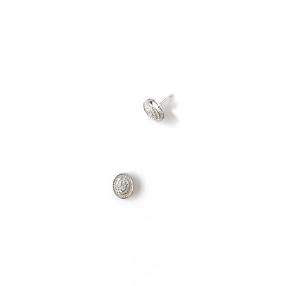 Aretes Reina Plata