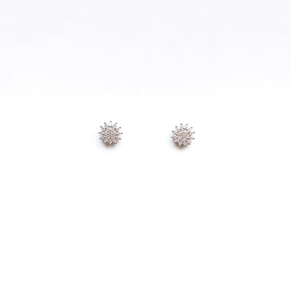 Aretes Sara Plata chicos