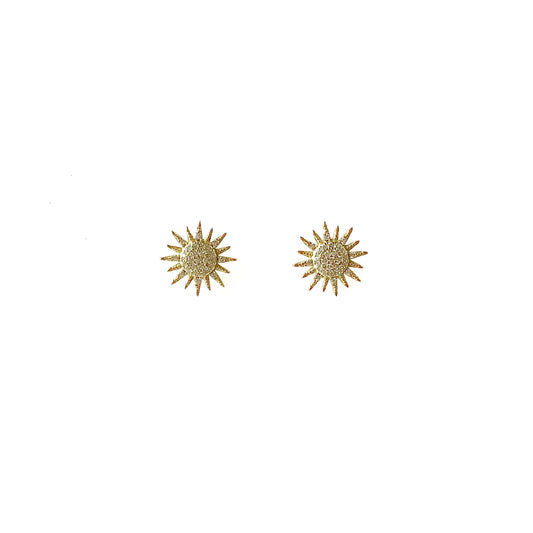 Aretes Sol Oro