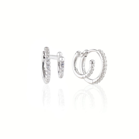 Aretes Adele Plata