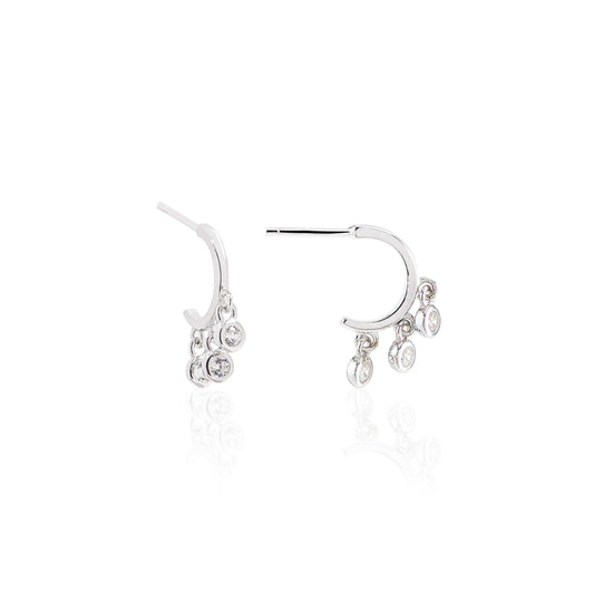 Aretes Tayra Plata