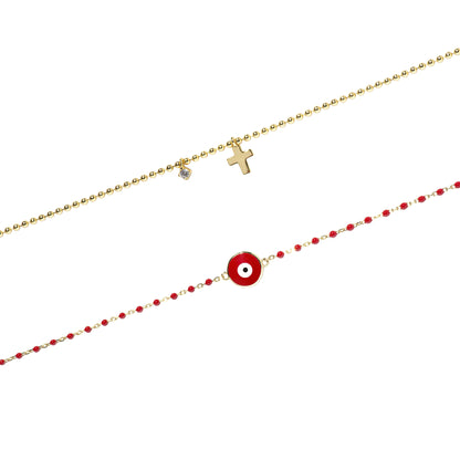 Pulsera Fe Oro